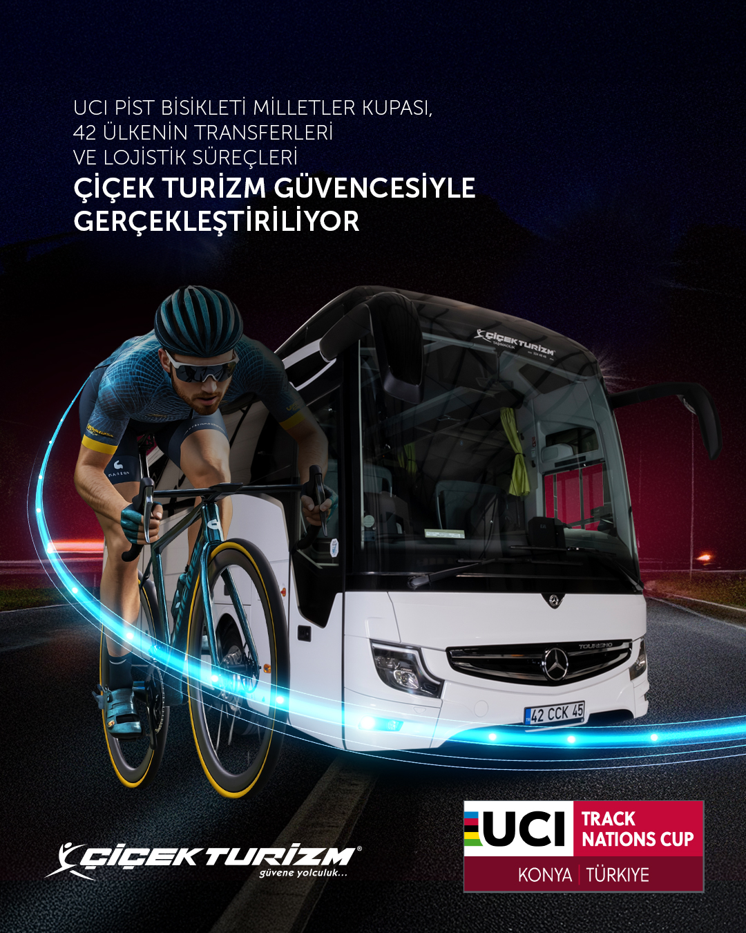 UCI Pist Bisikleti Milletler Kupası Konya’da!